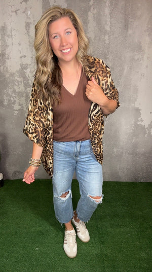 Leopard Kimono