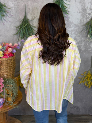 Lemonade Stripe Blouse