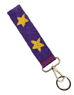 Star Beaded Keychain - 5 Colors