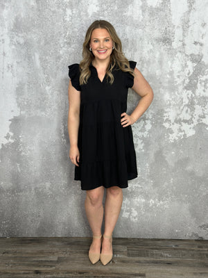 The Maya Dress - Black (Small - 2X)