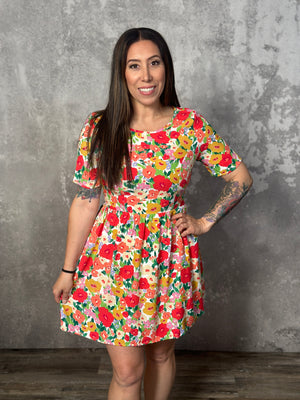 Floral Cottage Dress
