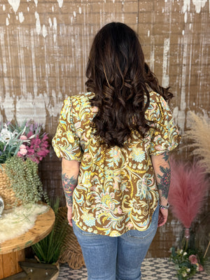 Toffee Pattern Top