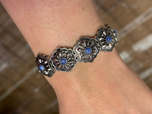Concho Bracelet Purple Stone