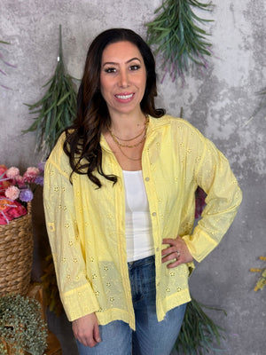 Lemon Lace Blouse