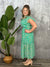 Bloomin Ruffle Maxi Dress - Green