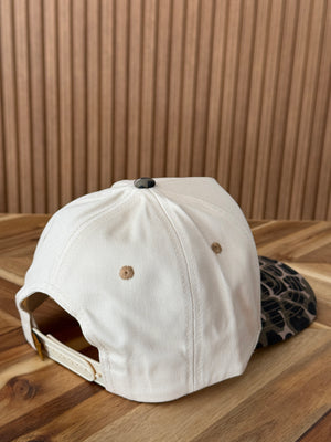 Embroidered Camo Put It On My Husbands Tab Snap Back Hat