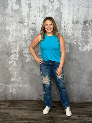 The Alisha Tank - Ice Blue (Small - 3X) BESTSELLER