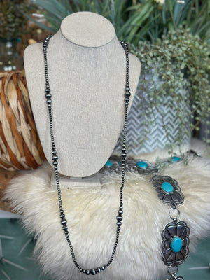 Single Faux Pearl Necklace