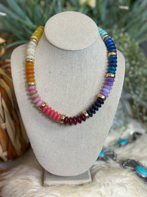Bold Beaded Multicolor Necklace