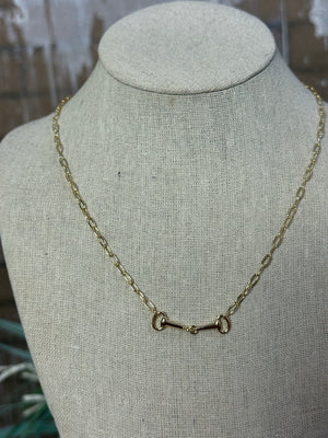 Mini Gold Bit Necklace