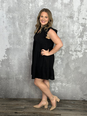 The Maya Dress - Black (Small - 2X)