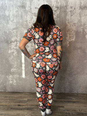 Buttery Shirley Lounge Sets - Charcoal Ghosts - (Small - 3X) FINAL SALE