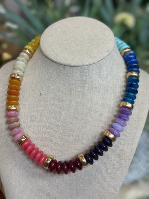 Bold Beaded Multicolor Necklace