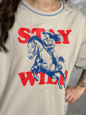 Stay Wild Cowgirl Tee