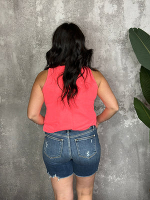The Alisha Tank - Neon Coral BESTSELLER