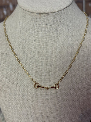 Mini Gold Bit Necklace