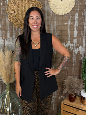 The Valerie Vest - Black (Small - 3X)