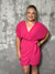 Side Tie Air Flow Dress - Pink (Small - 3X) * RESTOCK
