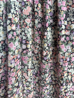 Spring Smocked Floral Field Maxi Dress (Small - 3X)