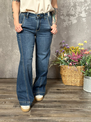 Judy Blue Wide Leg Trouser Side Seam Jean (sizes 1/25-24W) Bestselling RESTOCK