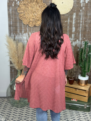 Marsala Knit Cardigan (Small - 3X)