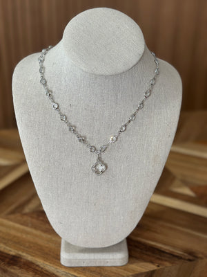 Silver Clover Necklace