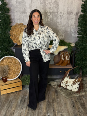 Western and Wild Blouse