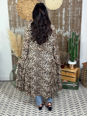 Leopard Ruffle Duster (Small - 3X)