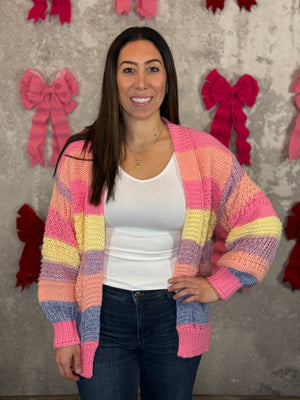 Sugar Stripe Cardigan