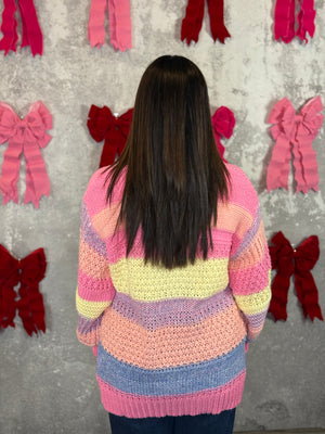 Sugar Stripe Cardigan