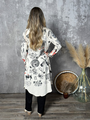 Tattooed Rock and Roll Jacket/Dress with Lace