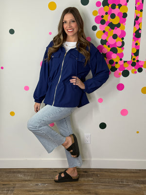 The Luna Spring Jacket - Navy (Small - 3X)