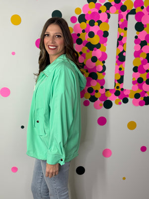 The Aria Spring Jacket - Mint (Small - 3X)