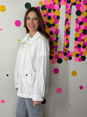 The Aria Spring Jacket - White (Small - 3X)
