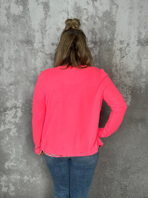 The Bentley Blazer - Neon Pink (Small - 3X) - FINAL SALE