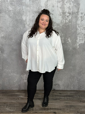 Hyperstretch Skinny Mid rise Pant - Black (Small - 3X)