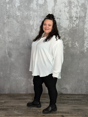 Hyperstretch Skinny Mid rise Pant - Black (Small - 3X)