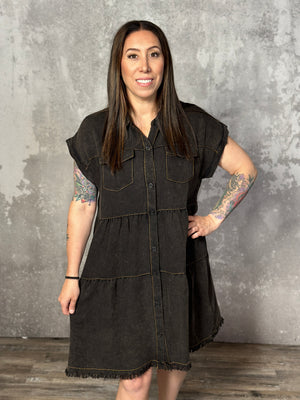 The Scarlett Dress - Black (Small - 2X)