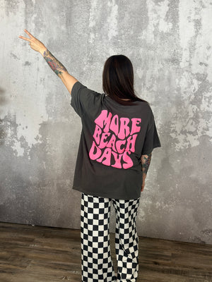 More Beach Days - Charcoal - FINAL SALE