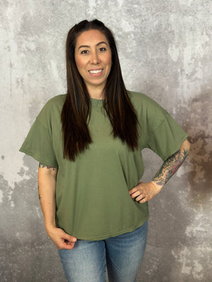 The Free Tee - Olive (Small - 3X) - BESTSELLER