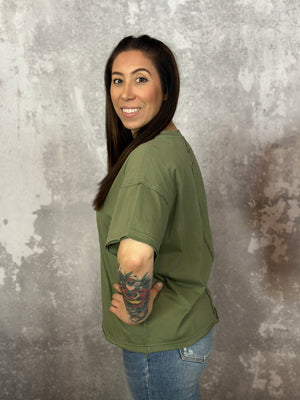 The Free Tee - Olive (Small - 3X) - BESTSELLER