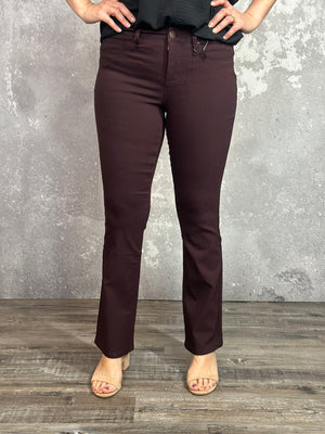 Hyperstretch Relaxed BootCut Pant - Dark Berry (Small - XL) - FINAL SALE