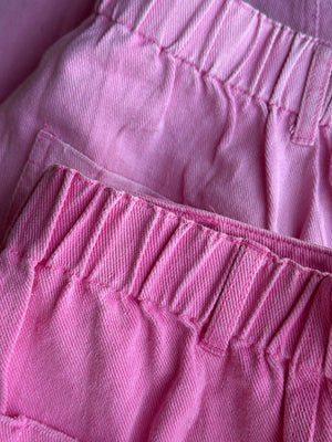 Pink Barrel Denim - (Small - 3X)