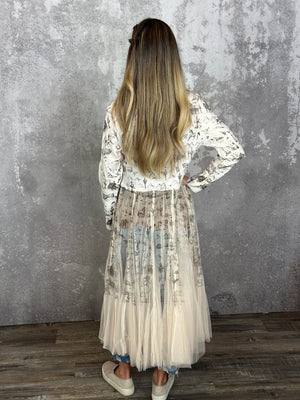 Old West Tulle Blazer (Small - 2X)