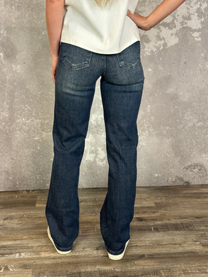 Judy Blue Straight Leg Tummy Control Dark Wash Work it Jean (sizes 0/24-24W) - BESTSELLER
