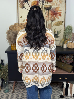Aztec Golden Fields Cardigan