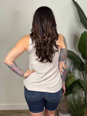 The Sunny Days Tank - Sand Beige