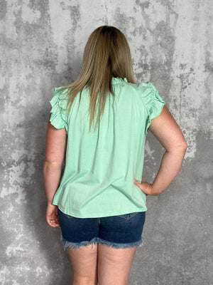 The Clancy Top - Mint - FINAL SALE