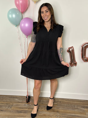 The Maya Dress - Black (Small - 2X)