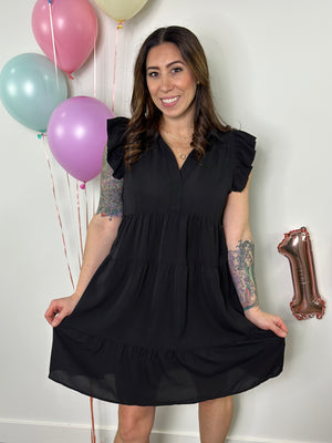 The Maya Dress - Black (Small - 2X)